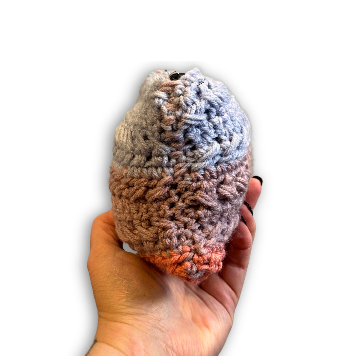 Blue Purple Red Stripes - Padded Stash Bag