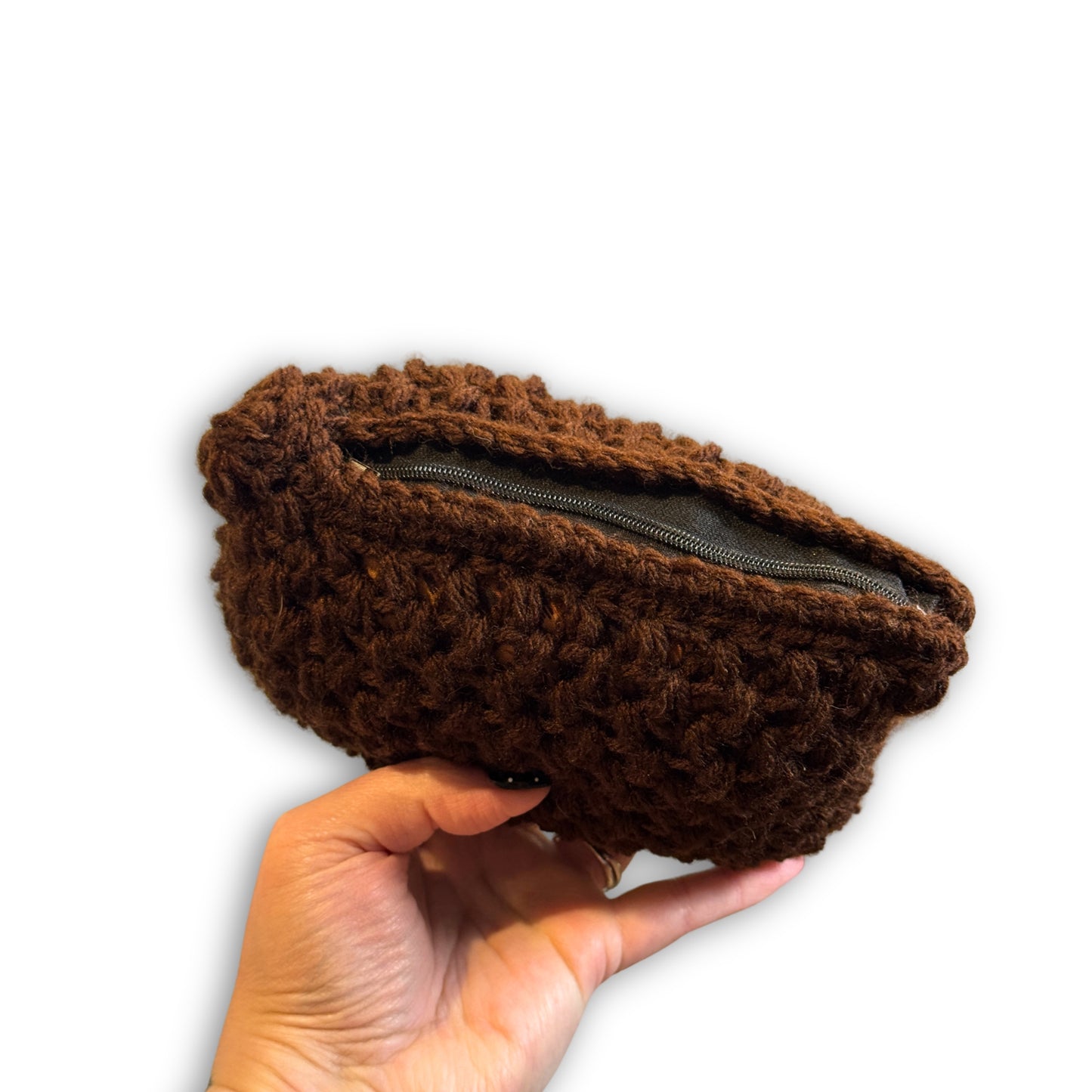 Brown Cheetah Animal Print - Padded Stash Bag