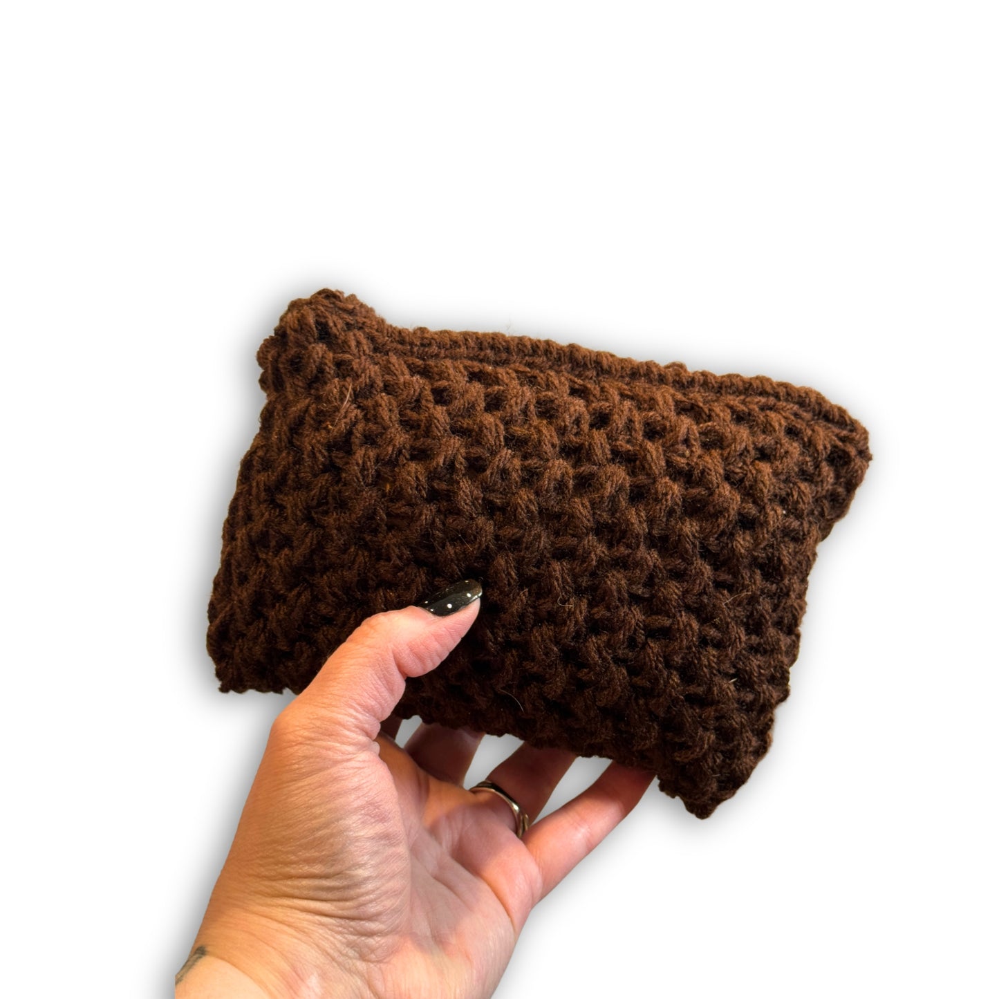 Brown Cheetah Animal Print - Padded Stash Bag