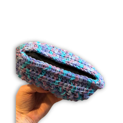 Blue Purple Multi Color - Padded Stash Bag
