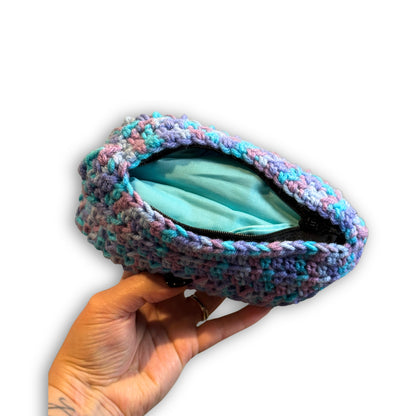 Blue Purple Multi Color - Padded Stash Bag