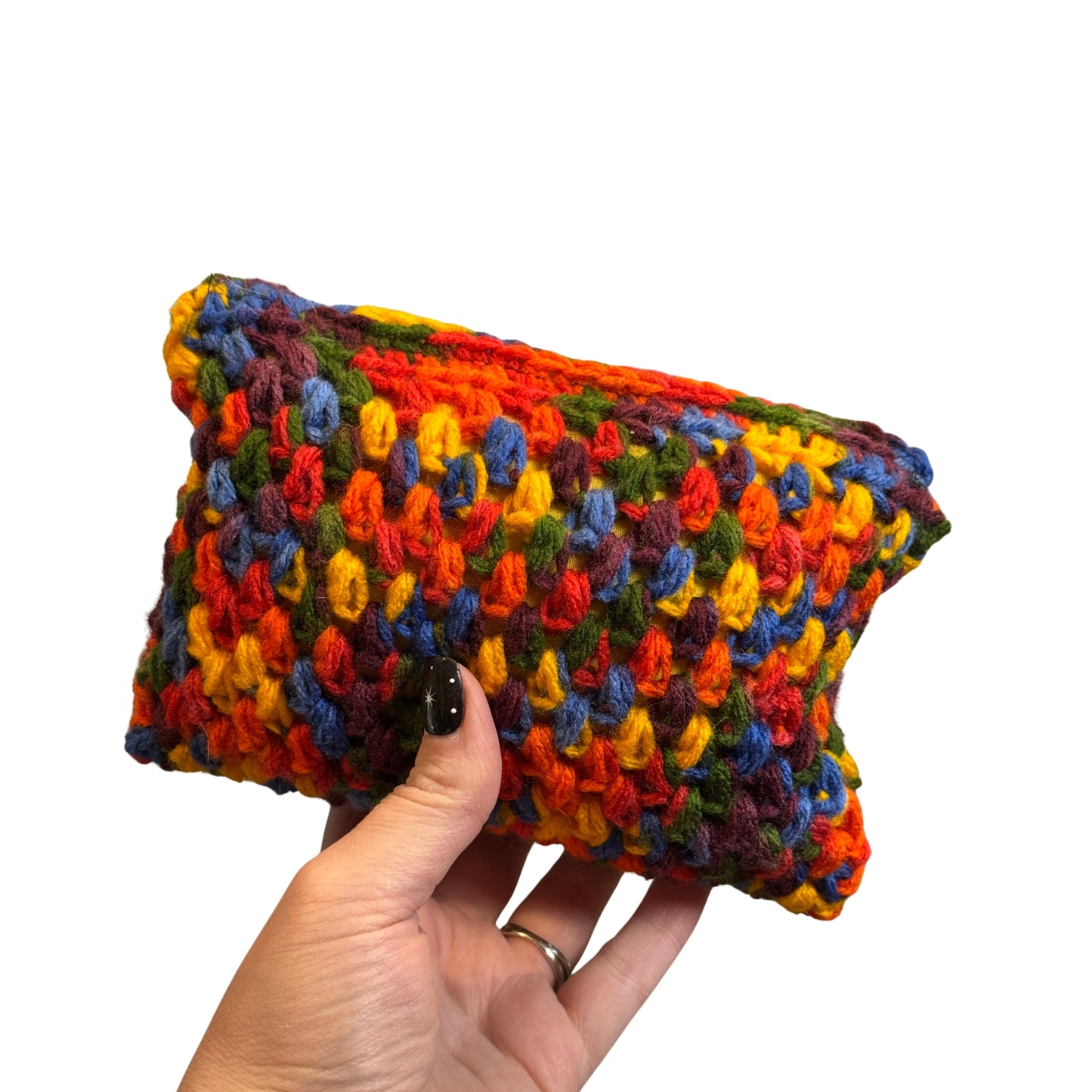 Multi Color & Yellow - Padded Stash Bag