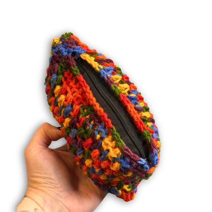 Multi Color & Yellow - Padded Stash Bag