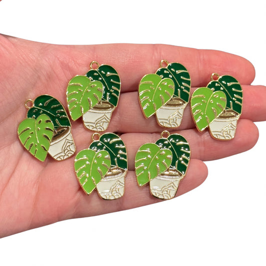 6pcs Monstera Charms