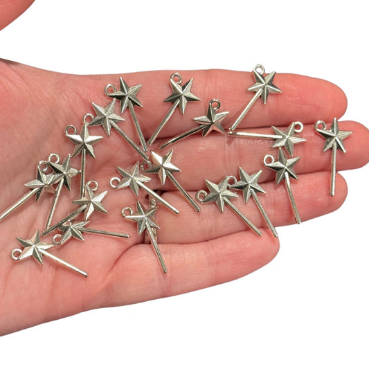 20pcs Magical Star Wand Charms