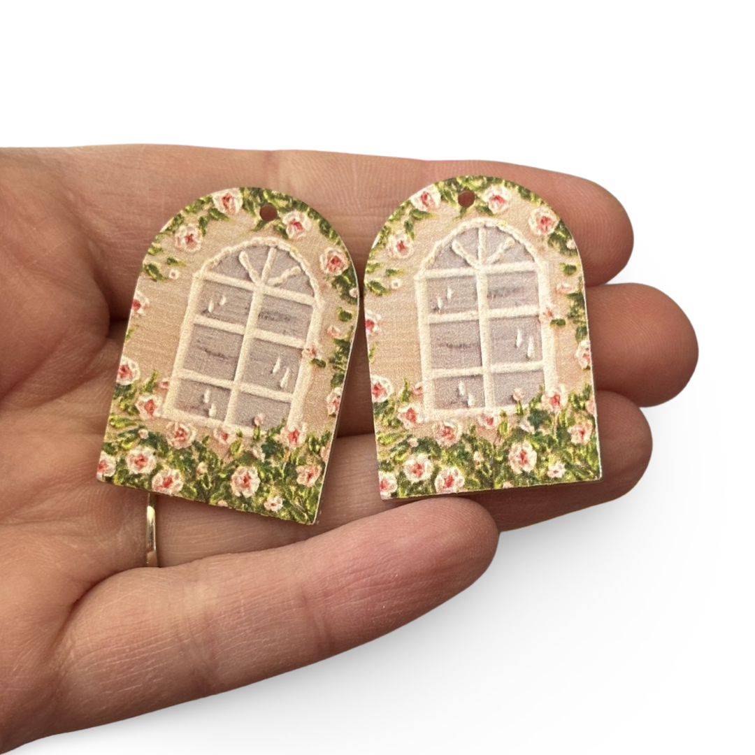 2pcs Garden Window Charms