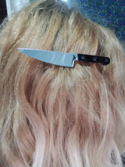 Knife Hair Clip