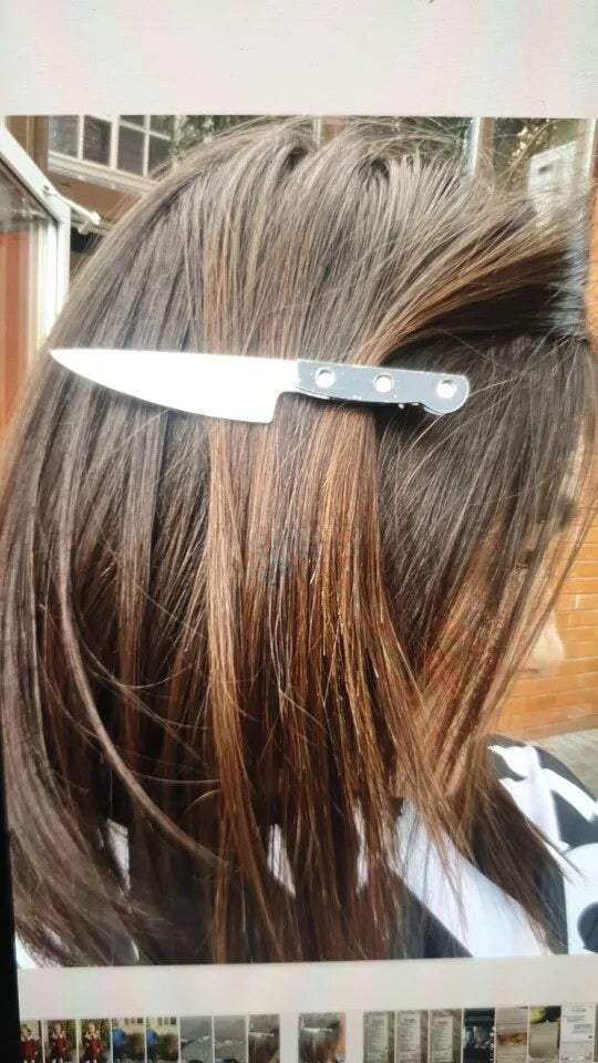 Knife Hair Clip