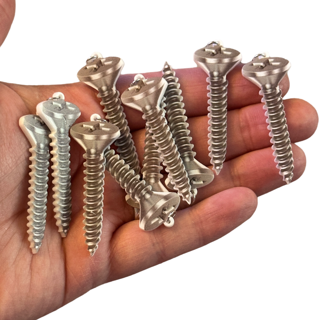 10pcs Screw Charms