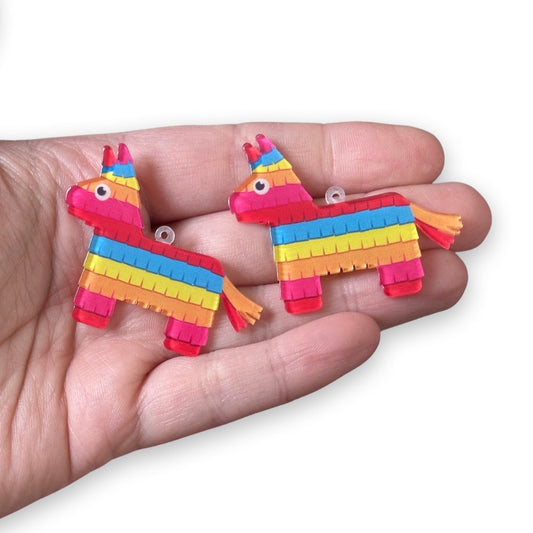 6pcs Mexican Piñata Donkey Charms