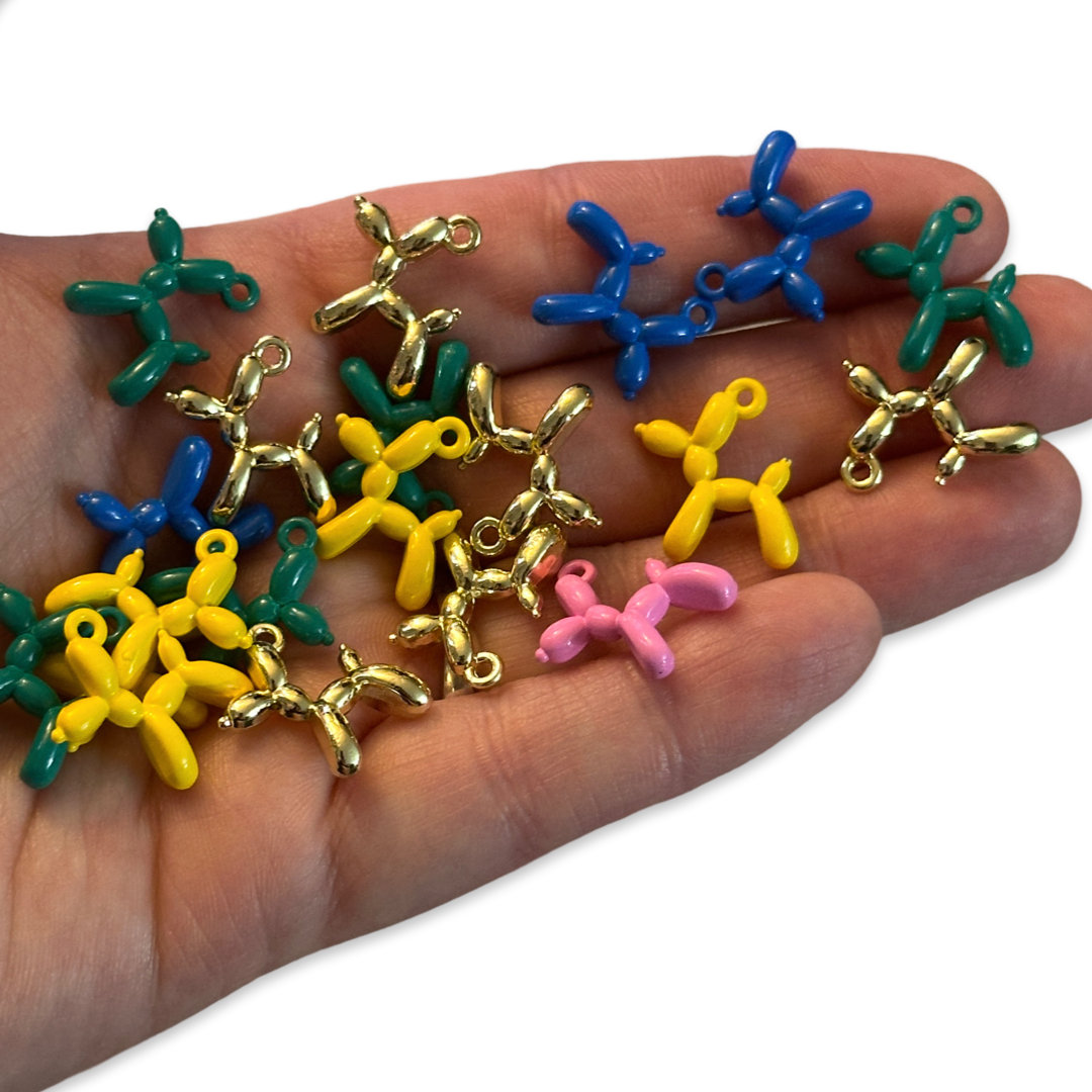 20pcs Assorted Balloon Animal charms