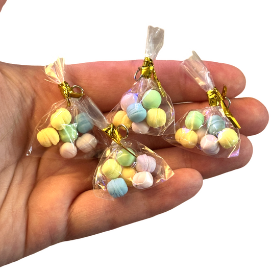 4pcs Baggie of candy charms