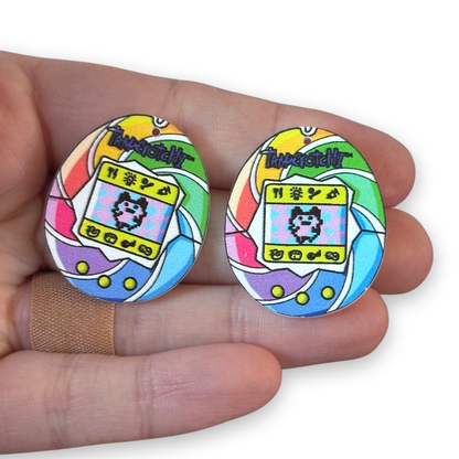 6pcs Colorful Tamagotchi Digipet Charms