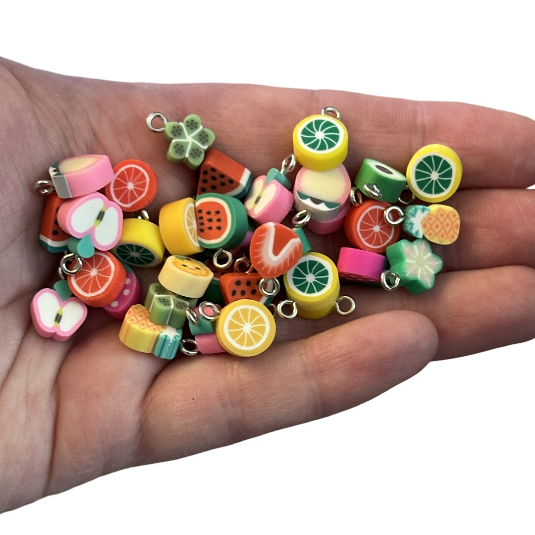 30pcs Assorted Friut Charms