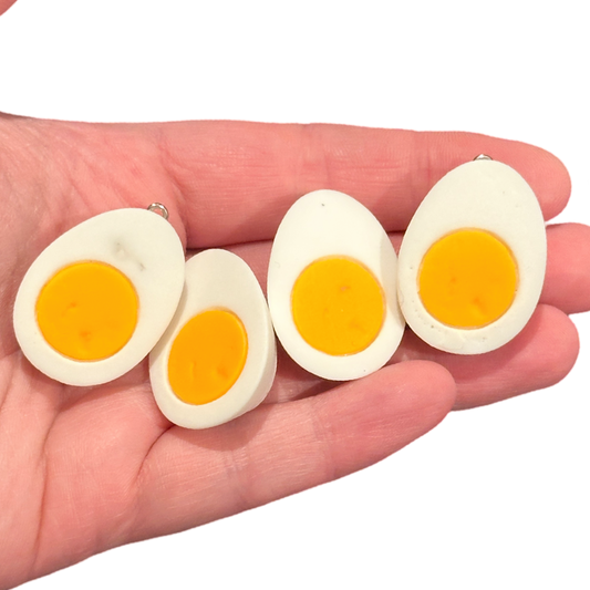 4pcs Hard Boiled Egg charms