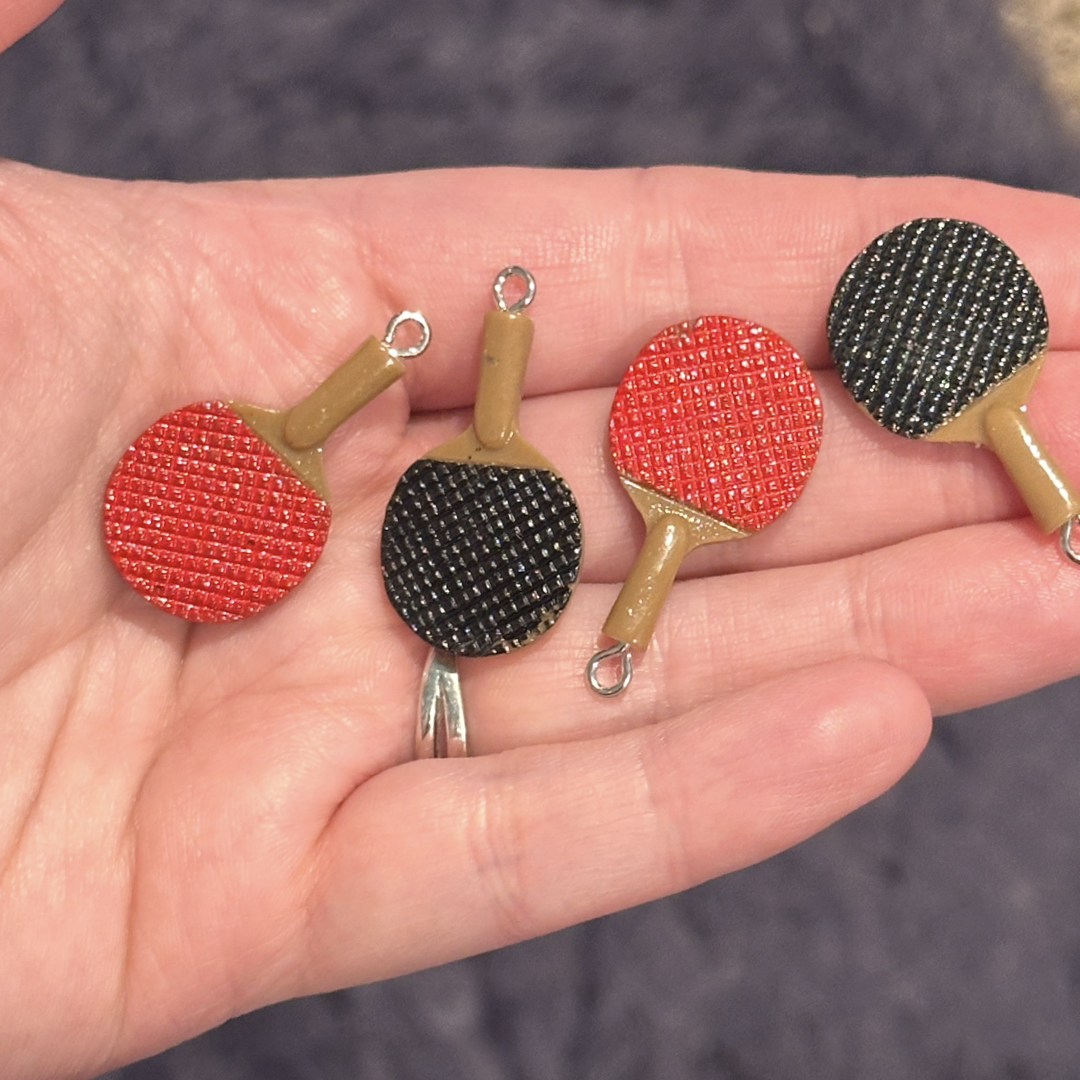 4pcs Pickle Ball paddle charms