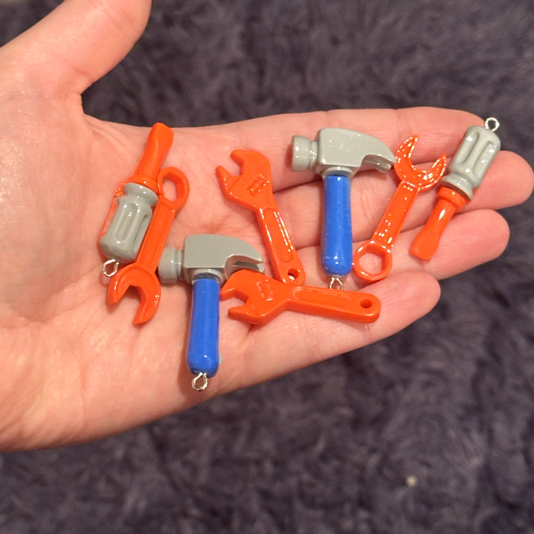 8pcs Tool set charms