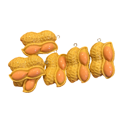 6pcs Shelled Peanut Charms