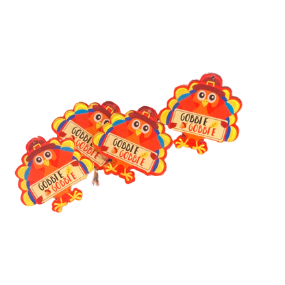 4pcs Turkey gobble gobble Charms