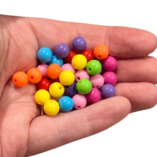 100pcs Assorted Colors beads