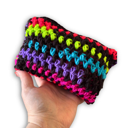 Neon & Black - Padded Stash Bag