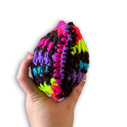 Neon & Black - Padded Stash Bag