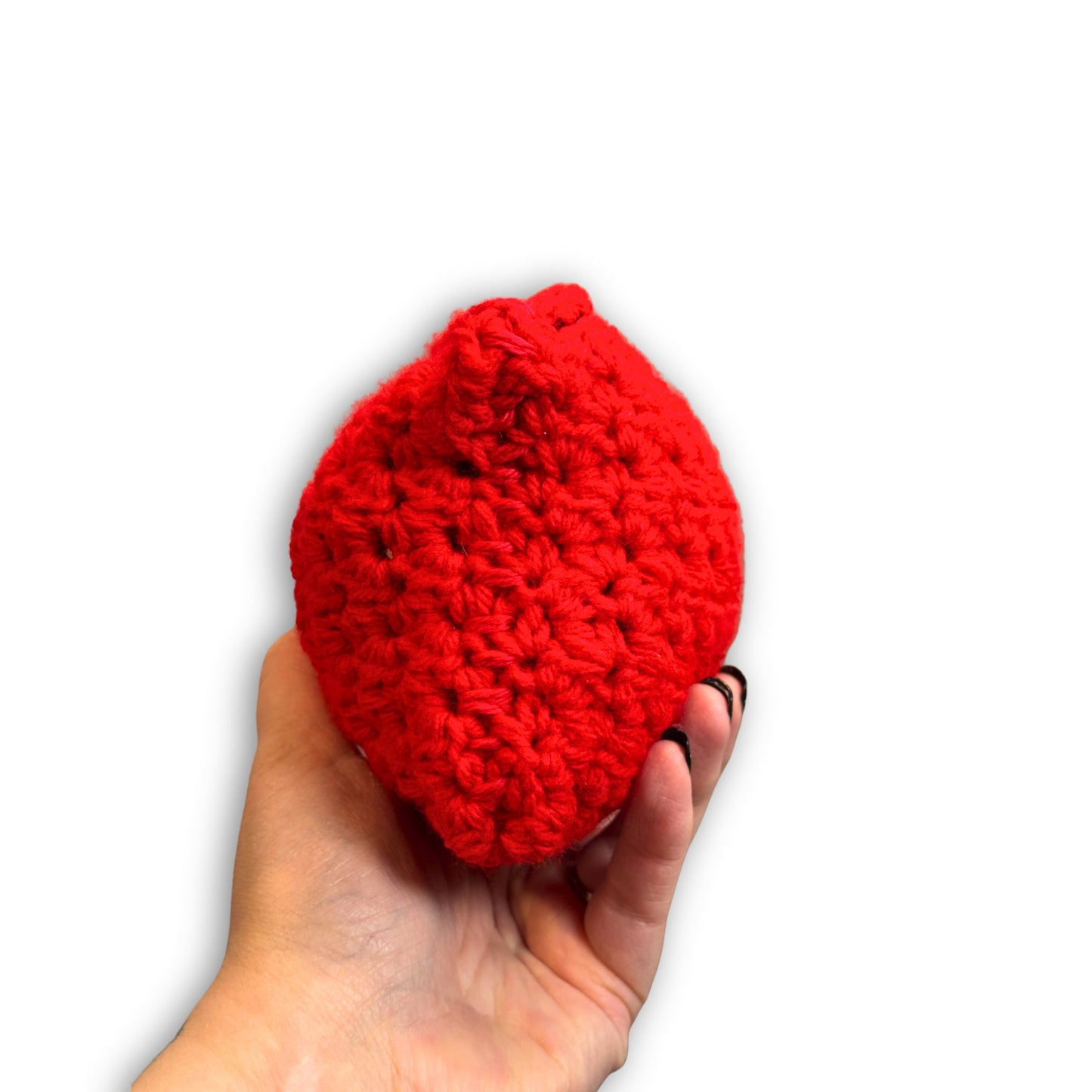 Bright Red & Flowers - Padded Stash Bag