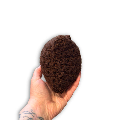 Brown Floral 70s Inspired - Padded Stash Bag