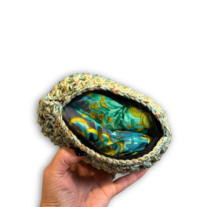 Green Yellow Orange - Padded Stash Bag