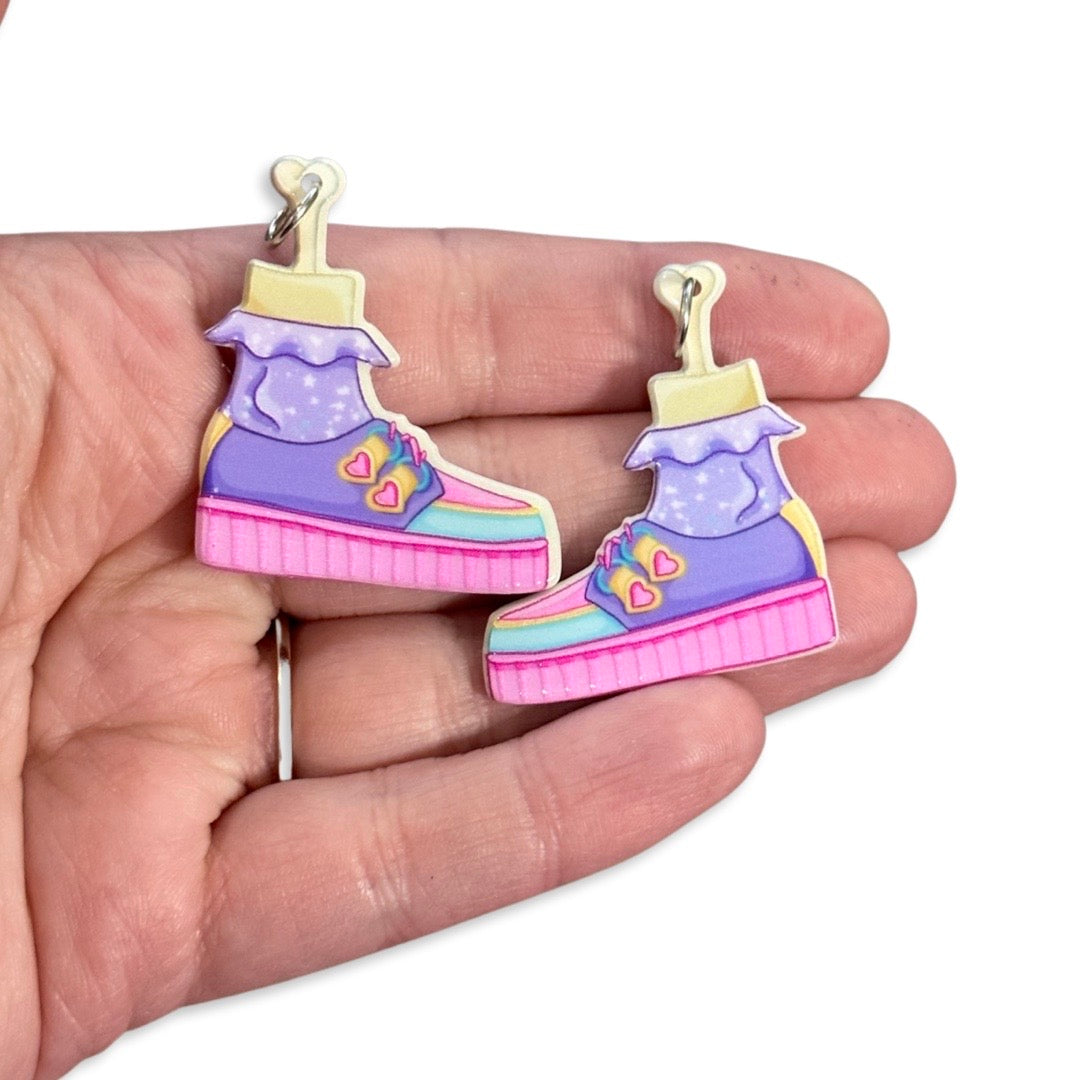 8pcs Pastel Gothic Bandage Shoes bone sticking out charms