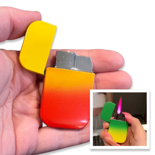 PINK FLAME! Orange & Yellow Ombre lighter