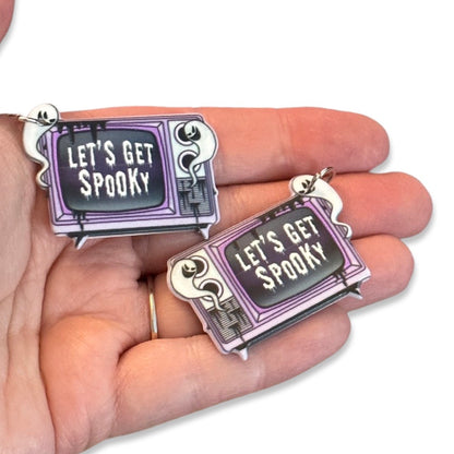 10pcs Let’s Get Spooky TV Charms