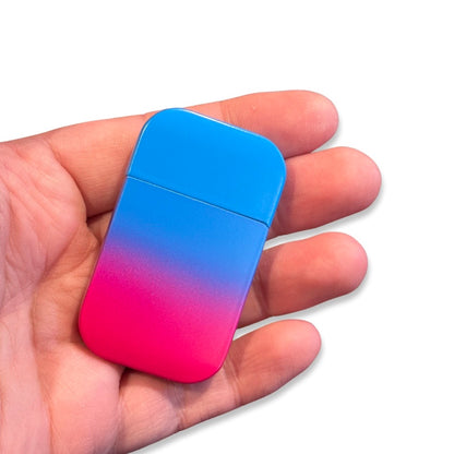 PINK FLAME! Pink & blue Ombre lighter