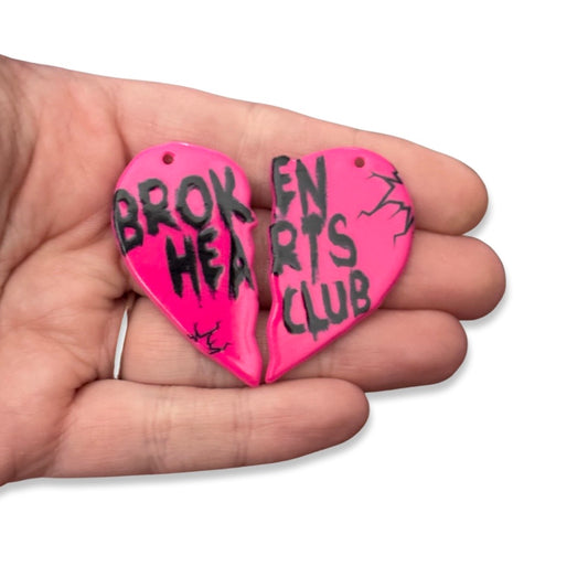 18pcs/9sets Set Broken Hearts club charms