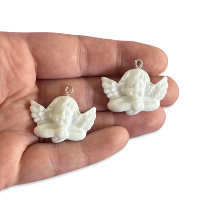 6pcs Cherub Angel Baby Charms