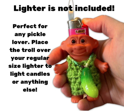 Lighter is not included.