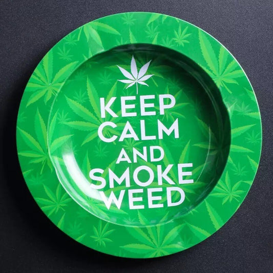 Green ashtray