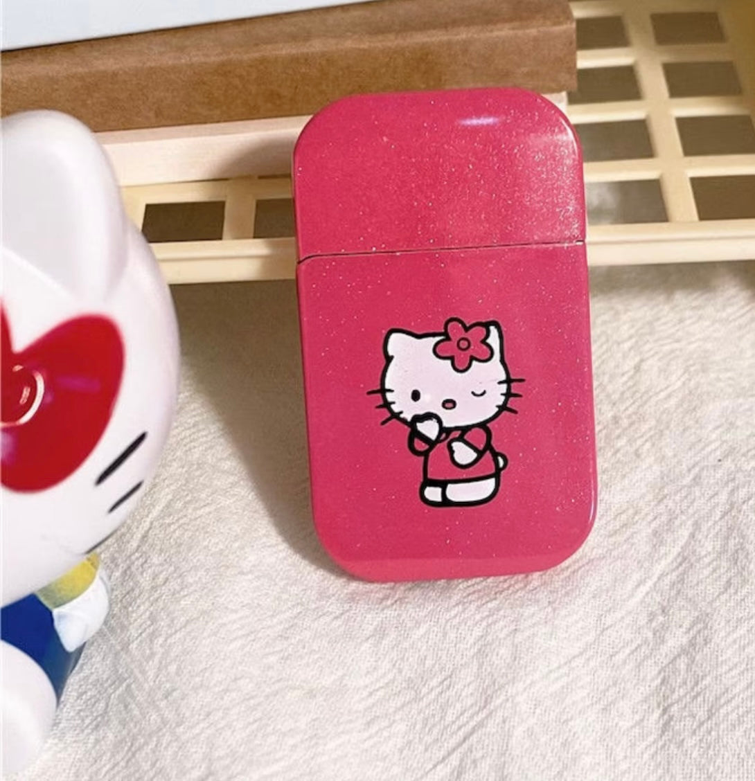 Pink flame Lighter Hello kitty