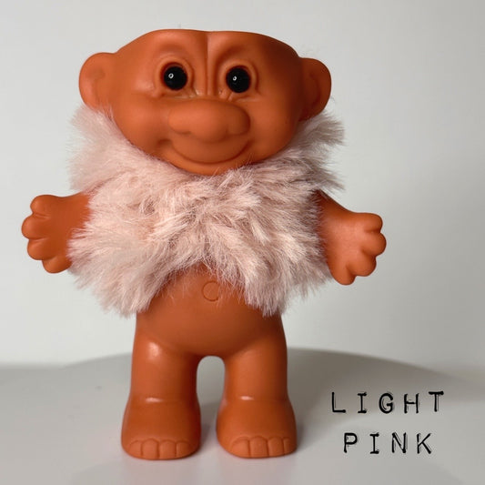 Light pink Fuzzy Troll Lighter Case - Fits standard lighter
