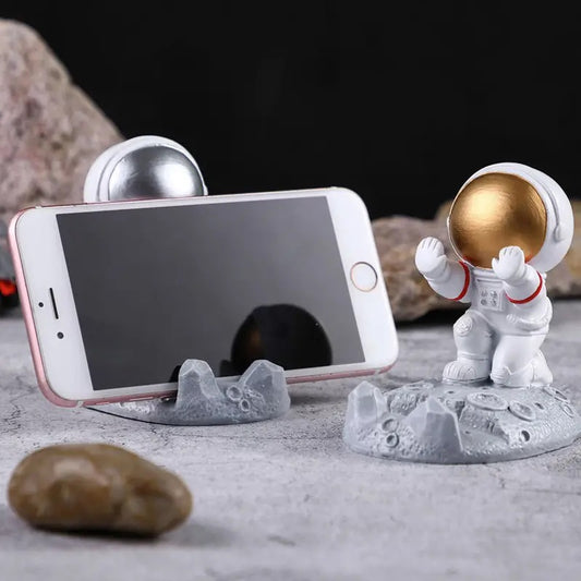 Funny Astronaut Cellphone tablet stand