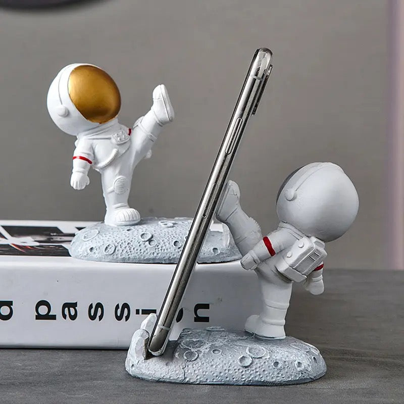 Funny Astronaut Cellphone tablet stand